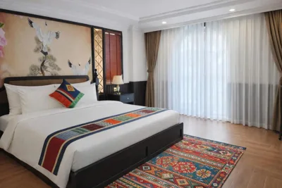 Deluxe-Doppelzimmer mit Balkon — Anara Sapa Hotel & Coffee